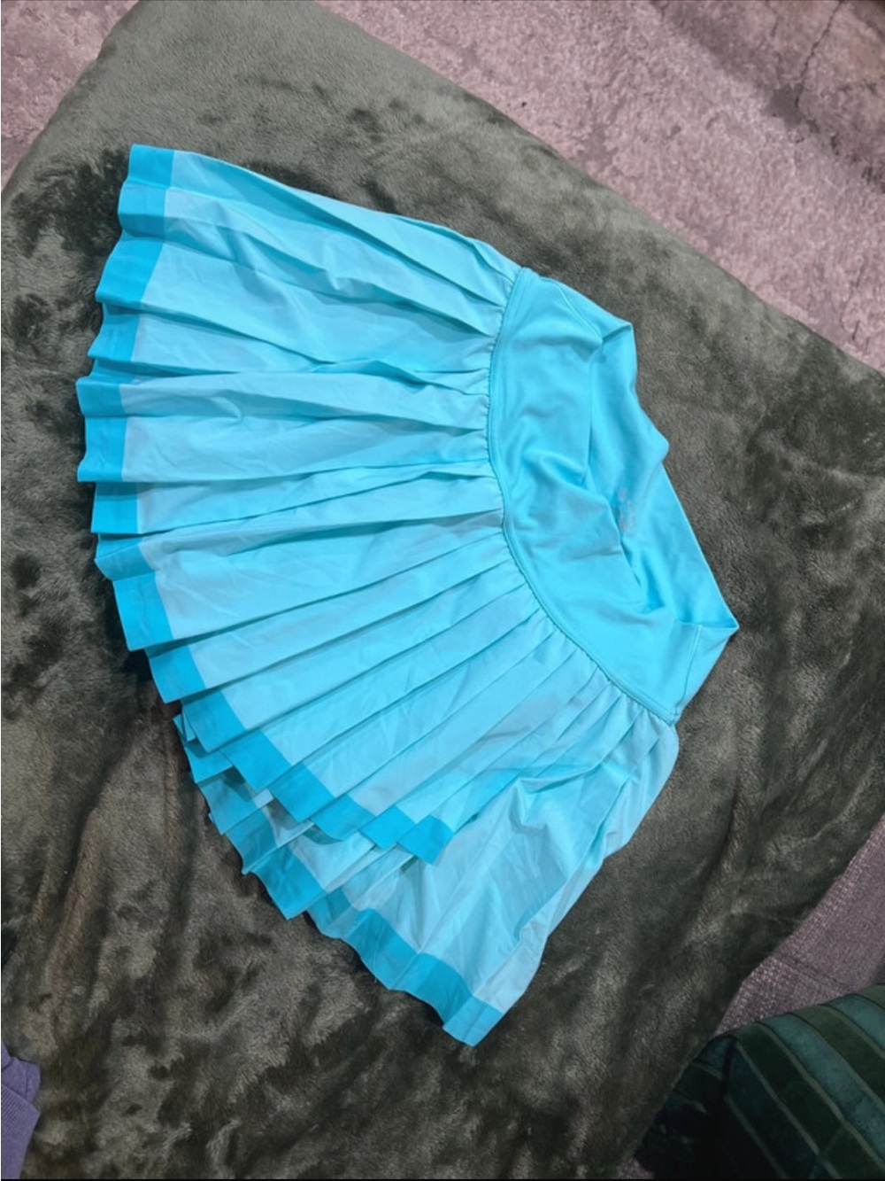 Offline by aerie Bright Turquoise Pleated Skirt